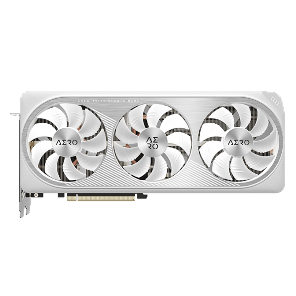 ⁦כרטיס מסך - Gigabyte GeForce 4070 Aero OC V2 12GB White⁩ – תמונה ⁦5⁩