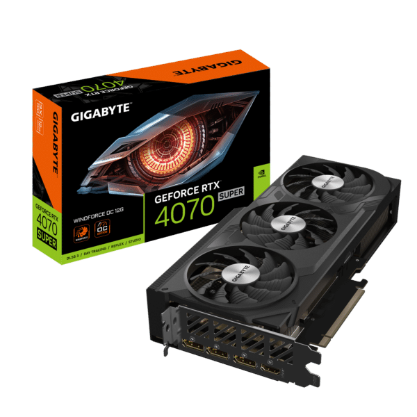 כרטיס מסך - Gigabyte GeForce RTX 4070 Super Windforce 3 OC 12GB