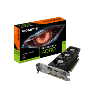 כרטיס מסך - Gigabyte GeForce RTX 4060 OC 8GB Low Profile - צבע שחור