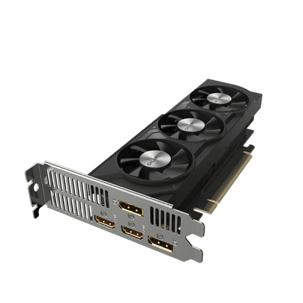 ⁦כרטיס מסך - Gigabyte GeForce RTX 4060 OC 8GB Low Profile - צבע שחור⁩ – תמונה ⁦4⁩