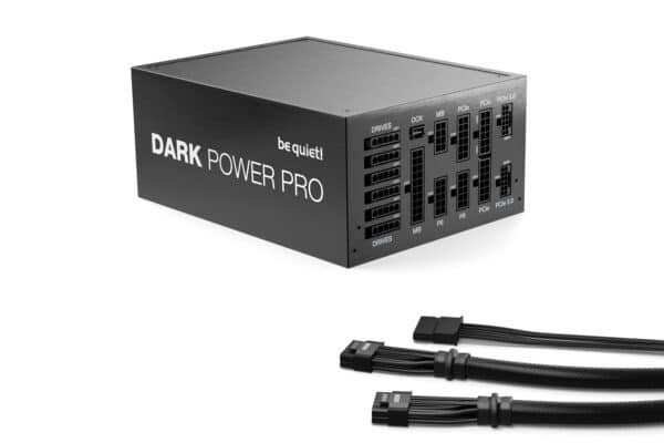 ⁦ספק כוח מודולרי - Be Quiet! Dark Power Pro 13 1600W 80+ Titanium⁩ – תמונה ⁦4⁩