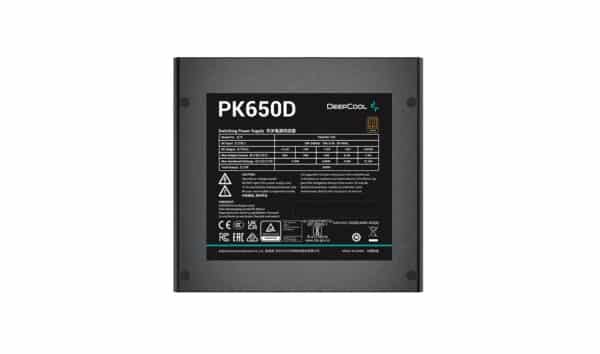 ⁦ספק כוח - DeepCool PK650D 650W 80+ Bronze⁩ – תמונה ⁦4⁩