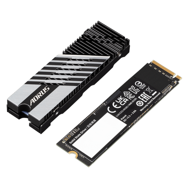 ⁦SSD פנימי - Gigabyte Aorus 7300 1TB NVME M.2 SSD GEN4⁩ – תמונה ⁦2⁩