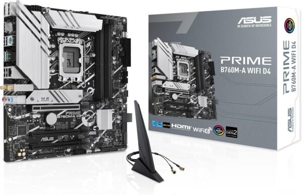 לוח אם - Asus Prime B760M-A WIFI D4 Micro-ATX LGA1700 DDR4
