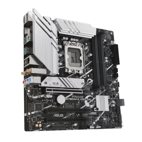 ⁦לוח אם - Asus Prime B760M-A WIFI D4 Micro-ATX LGA1700 DDR4⁩ – תמונה ⁦4⁩