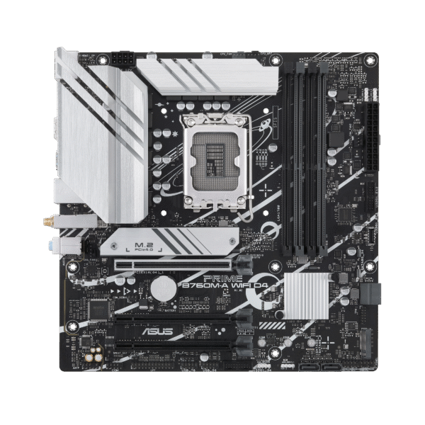⁦לוח אם - Asus Prime B760M-A WIFI D4 Micro-ATX LGA1700 DDR4⁩ – תמונה ⁦2⁩