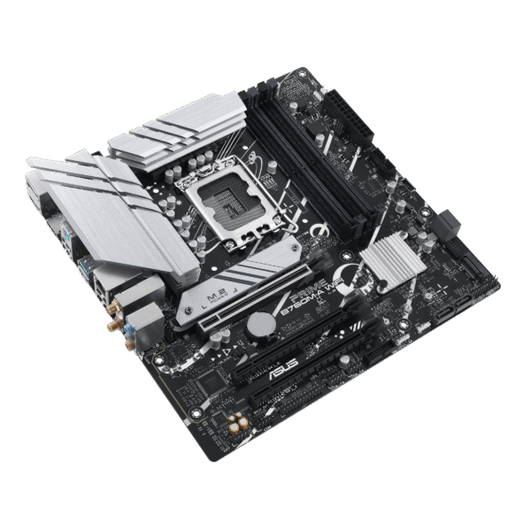 ⁦לוח אם - Asus Prime B760M-A WIFI Micro-ATX WIFI6 2.5GbE Lan LGA1700 DDR5⁩ – תמונה ⁦4⁩