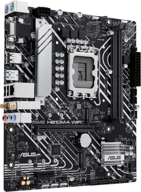 ⁦לוח אם - Asus Prime H610M-A WIFI Micro-ATX LGA1700 DDR5⁩ – תמונה ⁦3⁩