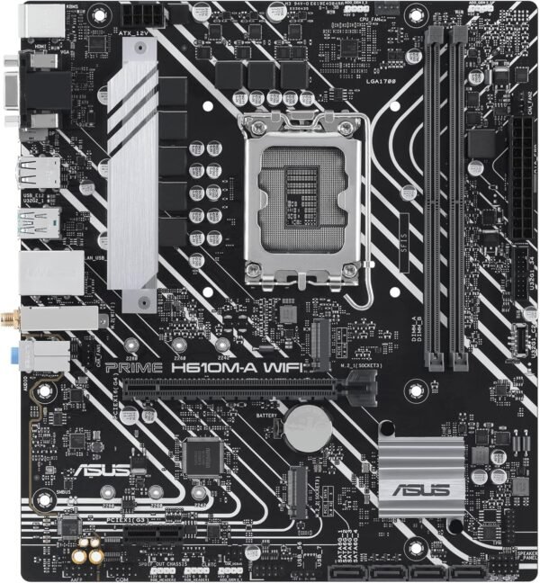⁦לוח אם - Asus Prime H610M-A WIFI Micro-ATX LGA1700 DDR5⁩ – תמונה ⁦2⁩