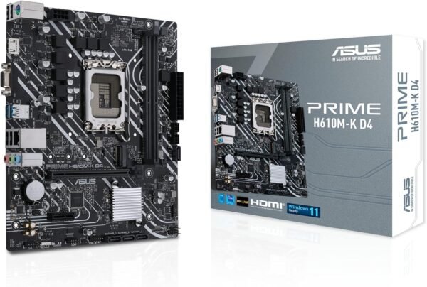 לוח אם - Asus Prime H610M-K D4 Micro-ATX LGA1700 DDR4