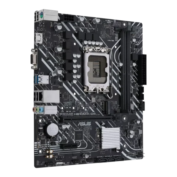 ⁦לוח אם - Asus Prime H610M-K D4 Micro-ATX LGA1700 DDR4⁩ – תמונה ⁦3⁩
