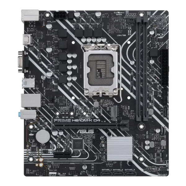 ⁦לוח אם - Asus Prime H610M-K D4 Micro-ATX LGA1700 DDR4⁩ – תמונה ⁦2⁩