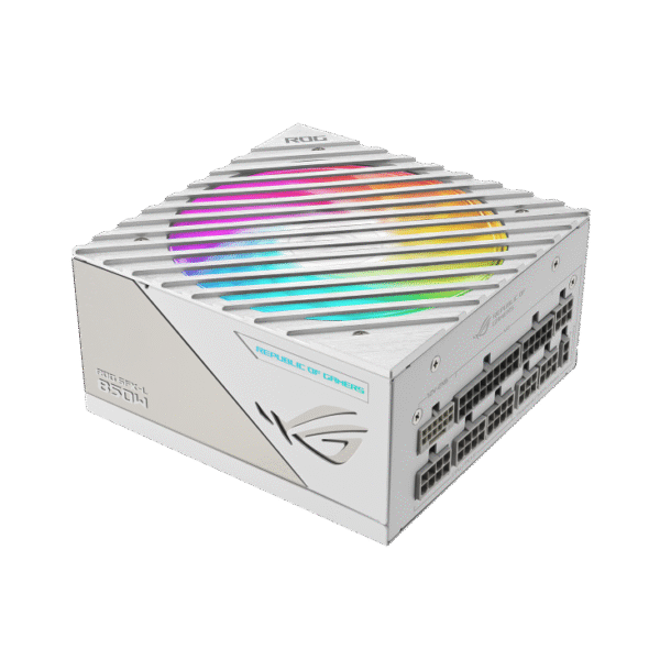 ⁦ספק כוח מודולרי - Asus ROG LOKI SFX-L 850W (ATX3.1) 80+ Platinum White - צבע לבן⁩ – תמונה ⁦2⁩