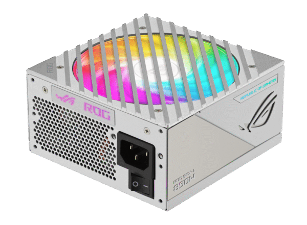 ⁦ספק כוח מודולרי - Asus ROG LOKI SFX-L 850W (ATX3.1) 80+ Platinum White - צבע לבן⁩ – תמונה ⁦7⁩