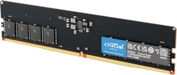 זכרון לנייח - Crucial 16GB DDR5 5600Mhz CL46 - צבע שחור