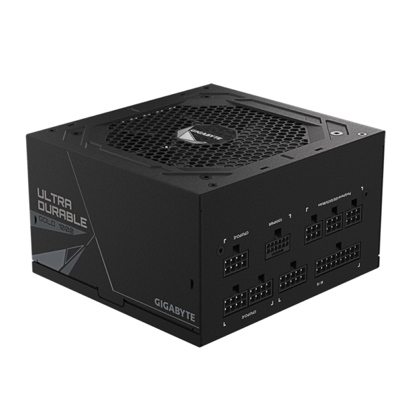 ⁦ספק כוח מודולרי - Gigabyte UD1000GM PG5 1000W PCIE 5.0 80+ Gold - צבע שחור⁩ – תמונה ⁦2⁩