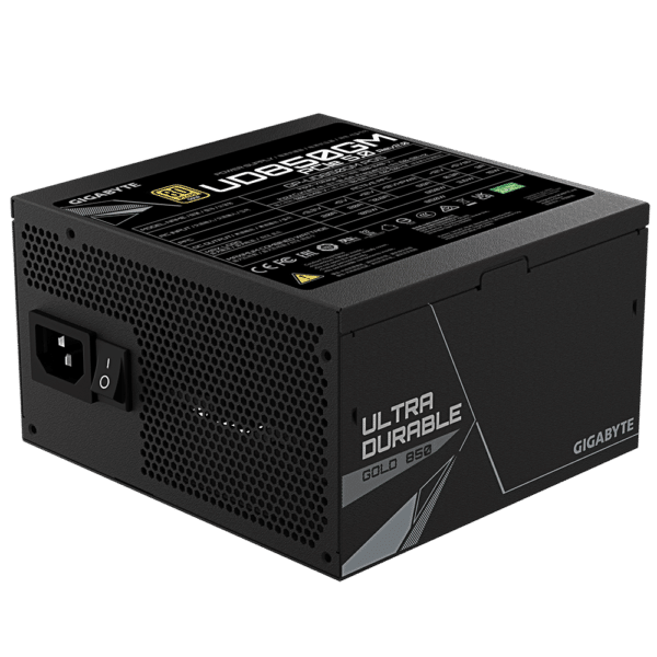 ⁦ספק כוח מודולרי - Gigabyte UD850GM PG5 12VHPWR 850W 80+ Gold⁩ – תמונה ⁦6⁩