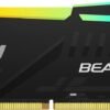 ⁦זכרון לנייח - Kingston Fury Beast RGB DDR5 32GB 5200Mhz CL40 - צבע שחור⁩ – תמונה ⁦2⁩