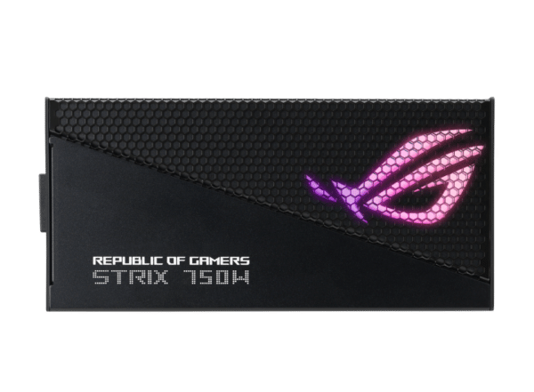 ⁦ספק כוח מודולרי - Asus ROG STRIX 750G 750W Aura Gaming 80+ Gold⁩ – תמונה ⁦8⁩