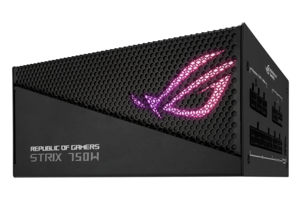 ⁦ספק כוח מודולרי - Asus ROG STRIX 750G 750W Aura Gaming 80+ Gold⁩ – תמונה ⁦7⁩