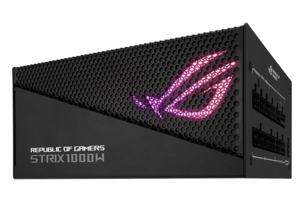 ⁦ספק כוח מודולרי - Asus ROG STRIX 1000G 1000W Aura Gaming 80+ Gold⁩ – תמונה ⁦7⁩