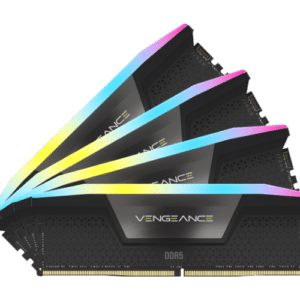 זכרון לנייח - Corsair Vengeance RGB DDR5 64GB 4x16GB 6200Mhz CL32 - צבע שחור