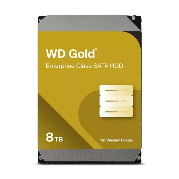 ⁦דיסק קשיח פנימי לנייח - Western Digital Gold Enterprise 8TB 7200RPM 256MB SATA III⁩ – תמונה ⁦3⁩