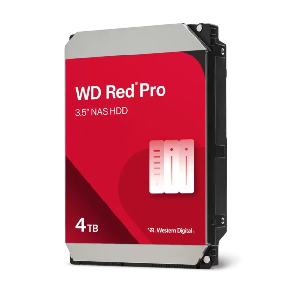 דיסק קשיח פנימי לנייח - Western Digital 4TB Red PRO 7200rpm 256MB SATA III