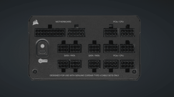 ⁦ספק כוח מודולרי - Corsair HX1000i 1000W (ATX3.0) 80+ Platinum⁩ – תמונה ⁦6⁩