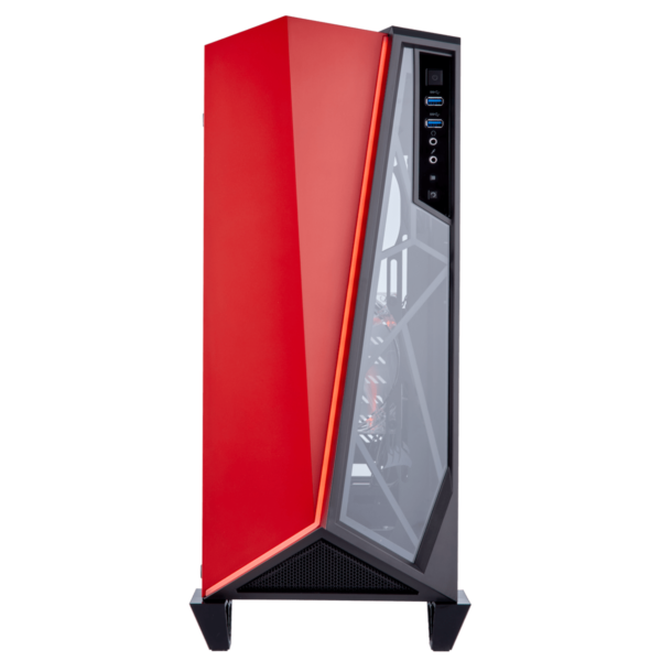 ⁦מארז - צבע שחור/אדום Corsair Carbide SPEC-OMEGA Mid-Tower⁩ – תמונה ⁦5⁩