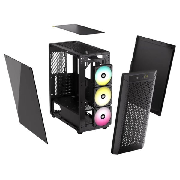 ⁦מארז - Corsair 480T RGB - צבע שחור⁩ – תמונה ⁦7⁩