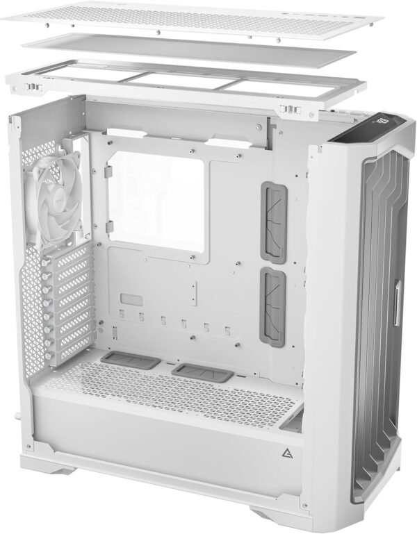 ⁦מארז - Antec Performance 1 FT Super Full Tower – צבע לבן⁩ – תמונה ⁦6⁩