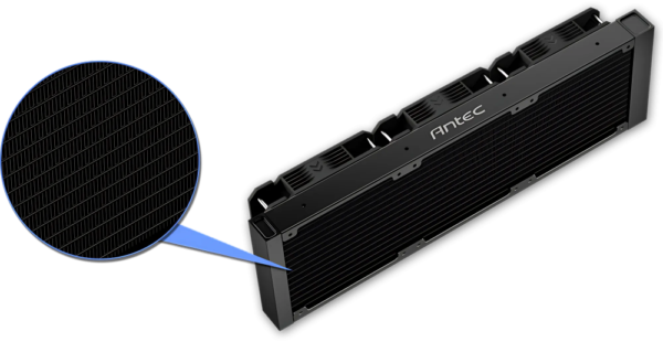 ⁦קירור נוזלי למעבד - Antec Symphony 360mm ARGB - צבע שחור⁩ – תמונה ⁦4⁩
