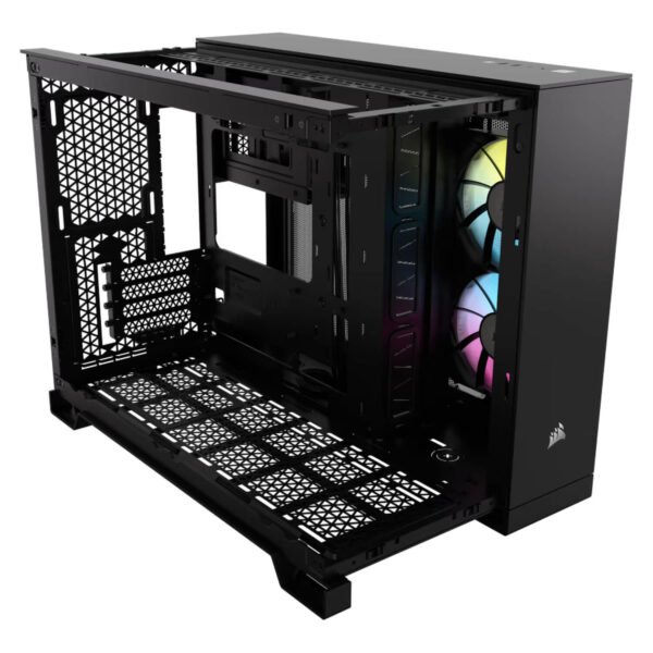 ⁦מארז - Corsair 2500X RGB - צבע שחור⁩ – תמונה ⁦2⁩