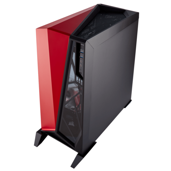 ⁦מארז - צבע שחור/אדום Corsair Carbide SPEC-OMEGA Mid-Tower⁩ – תמונה ⁦3⁩