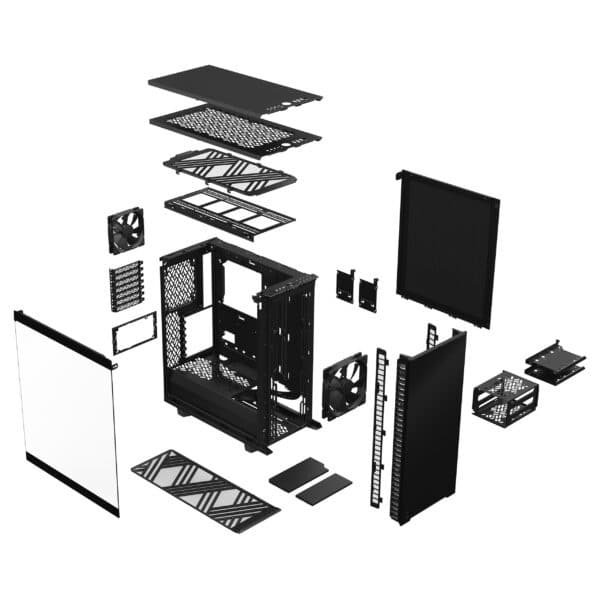 ⁦מארז - Fractal Design Define 7 Compact - צבע שחור⁩ – תמונה ⁦6⁩