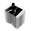 ⁦קירור למעבד - Be Quiet! Shadow Rock 3 White - צבע לבן⁩ – תמונה ⁦2⁩