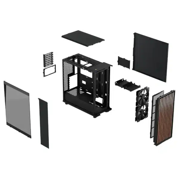 ⁦מארז - צבע שחור Fractal Design North Charcoal⁩ – תמונה ⁦9⁩