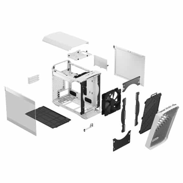 ⁦מארז - Fractal Design Torrent Nano - צבע לבן⁩ – תמונה ⁦11⁩