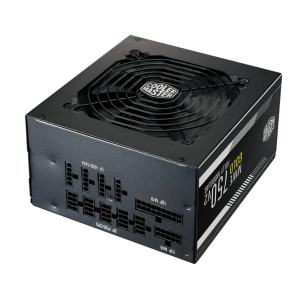 ⁦ספק כוח מודולרי - Cooler Master MWE 750W 80+ Gold⁩ – תמונה ⁦3⁩