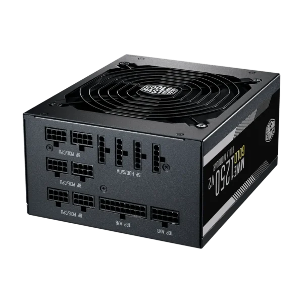 ⁦ספק כוח מודולרי - Cooler Master MWE 1250W 80+ Gold⁩ – תמונה ⁦4⁩