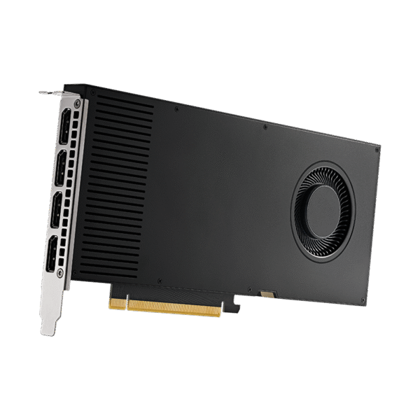 ⁦כרטיס מסך לתוכנות גרפיות - PNY NVIDIA Ampere RTX A4000 16GB - צבע שחור⁩ – תמונה ⁦4⁩