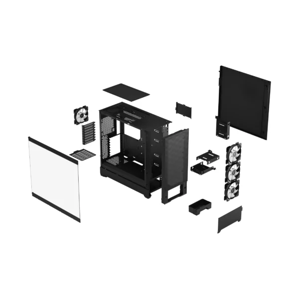 ⁦מארז - צבע שחור Fractal Design Pop XL Air RGB⁩ – תמונה ⁦6⁩