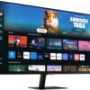 ⁦מסך מחשב חכם שחור - Samsung S32 31.5" FHD VA 4ms 60Hz WIFI BT⁩ – תמונה ⁦2⁩