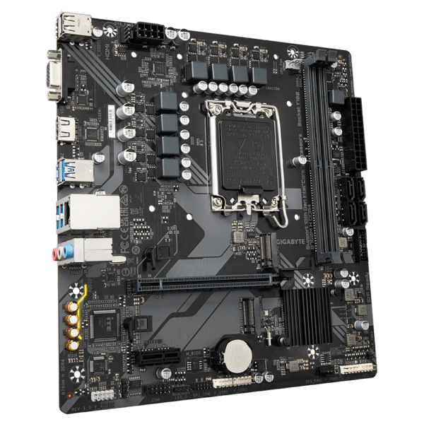 ⁦לוח אם – Gigabyte B760M H DDR4 LGA1700⁩ – תמונה ⁦3⁩