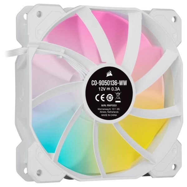 ⁦מאוורר למארז -Corsair iCUE SP120 RGB ELITE 120mm⁩ – תמונה ⁦5⁩