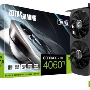 כרטיס מסך – Zotac Gaming GeForce RTX 4060 Ti 8GB Twin Edge Black – צבע שחור