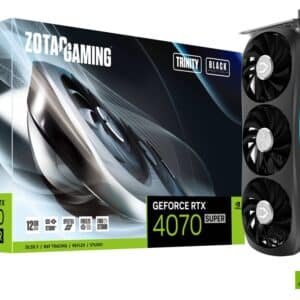 כרטיס מסך – Zotac Gaming GeForce RTX 4070 Super 12GB Trinity Black - צבע שחור