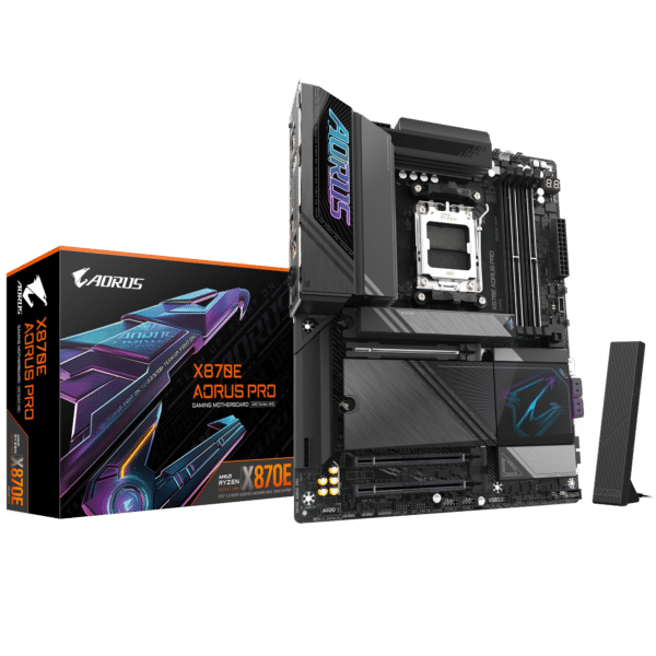 לוח אם – Gigabyte X870E Aorus Pro AM5 ATX WIFI7 2.5GbE Lan DDR5