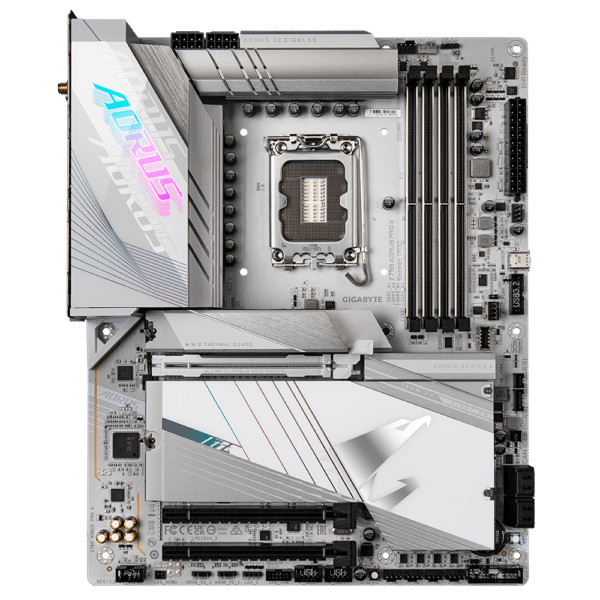 לוח אם – Gigabyte Z790 Aorus Pro X ATX WIFI7 5GbE Lan DDR5 - צבע לבן